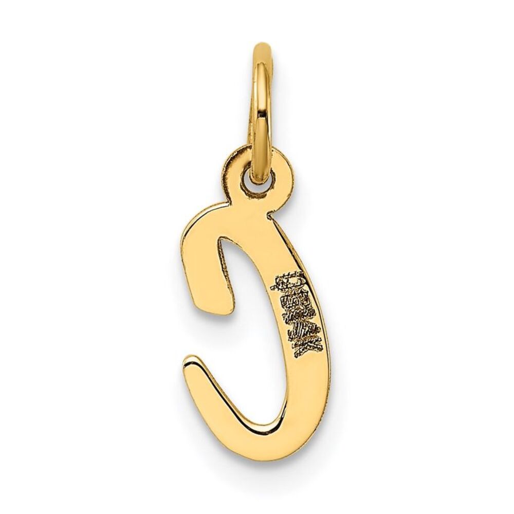 Kazi Luxury 14k Yellow Gold Small Script Letter C… - image 3